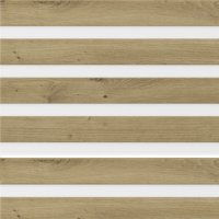 Alpine wit met artisan eiken lamellen
