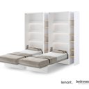 90x200 opklapbedden wit