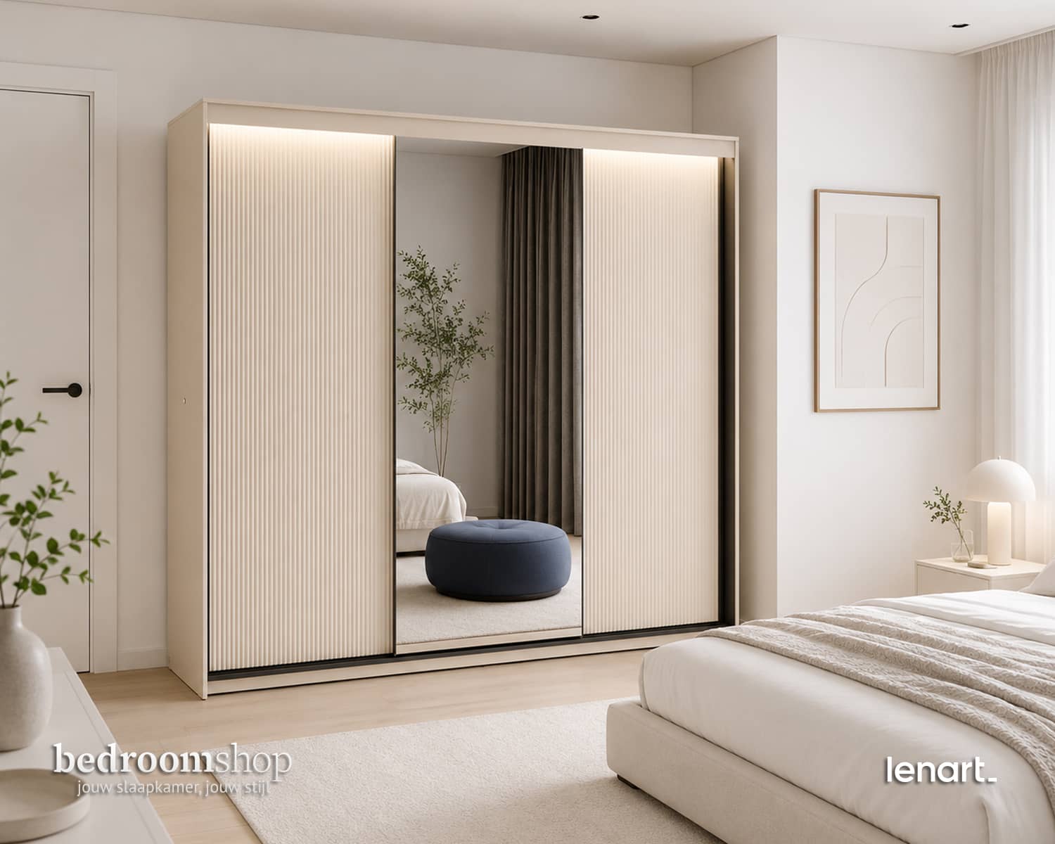 Kledingkast Santiago beige zand Kledingkast Santiago beige zand