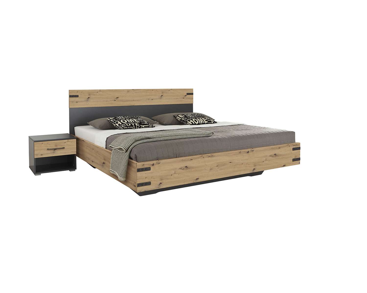 Bed San Diego Artisan eiken Bed San Diego Artisan eiken