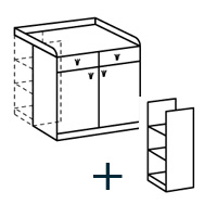 75 cm x 91 cm x 101 cm