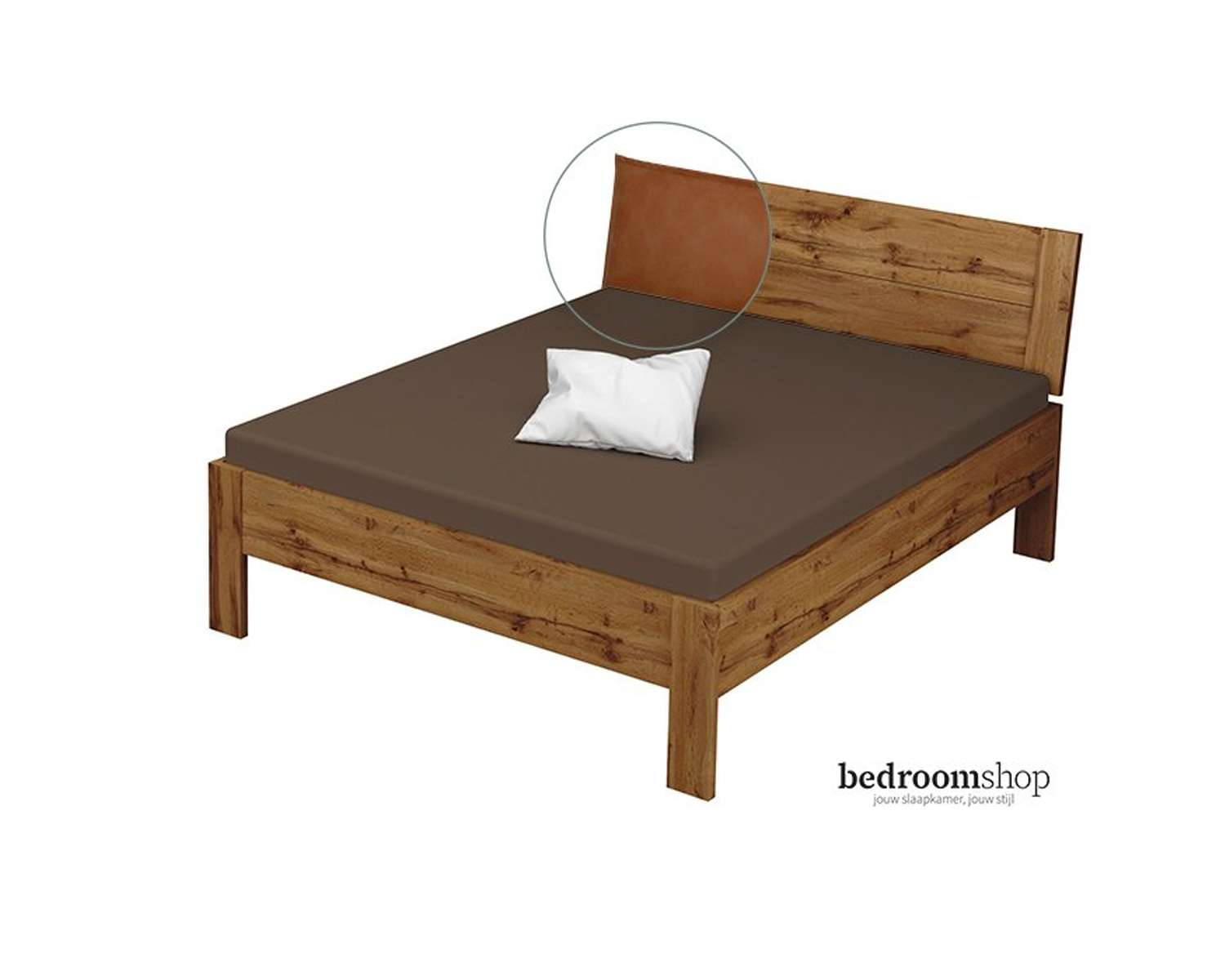 Wotan 160x200 lederlook camel Wotan 160x200 lederlook camel