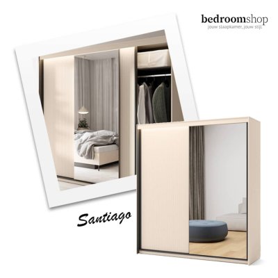 Beige kledingkast Santiago