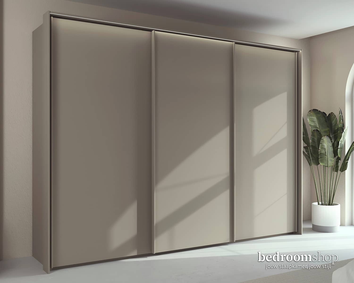 3-deurs kast taupe/fango 3-deurs kast taupe/fango