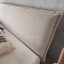 Detial hoofdbord beige