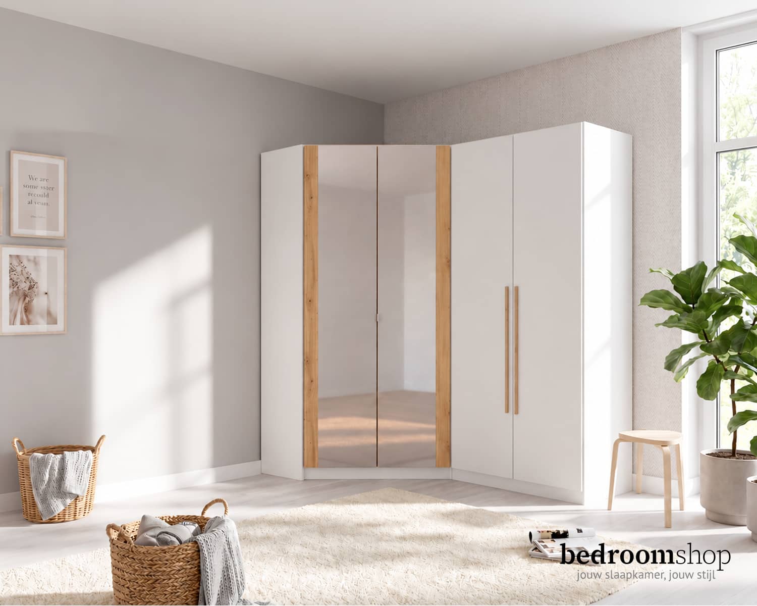Hoekkast met kast rechts Hoekkast met kast rechts