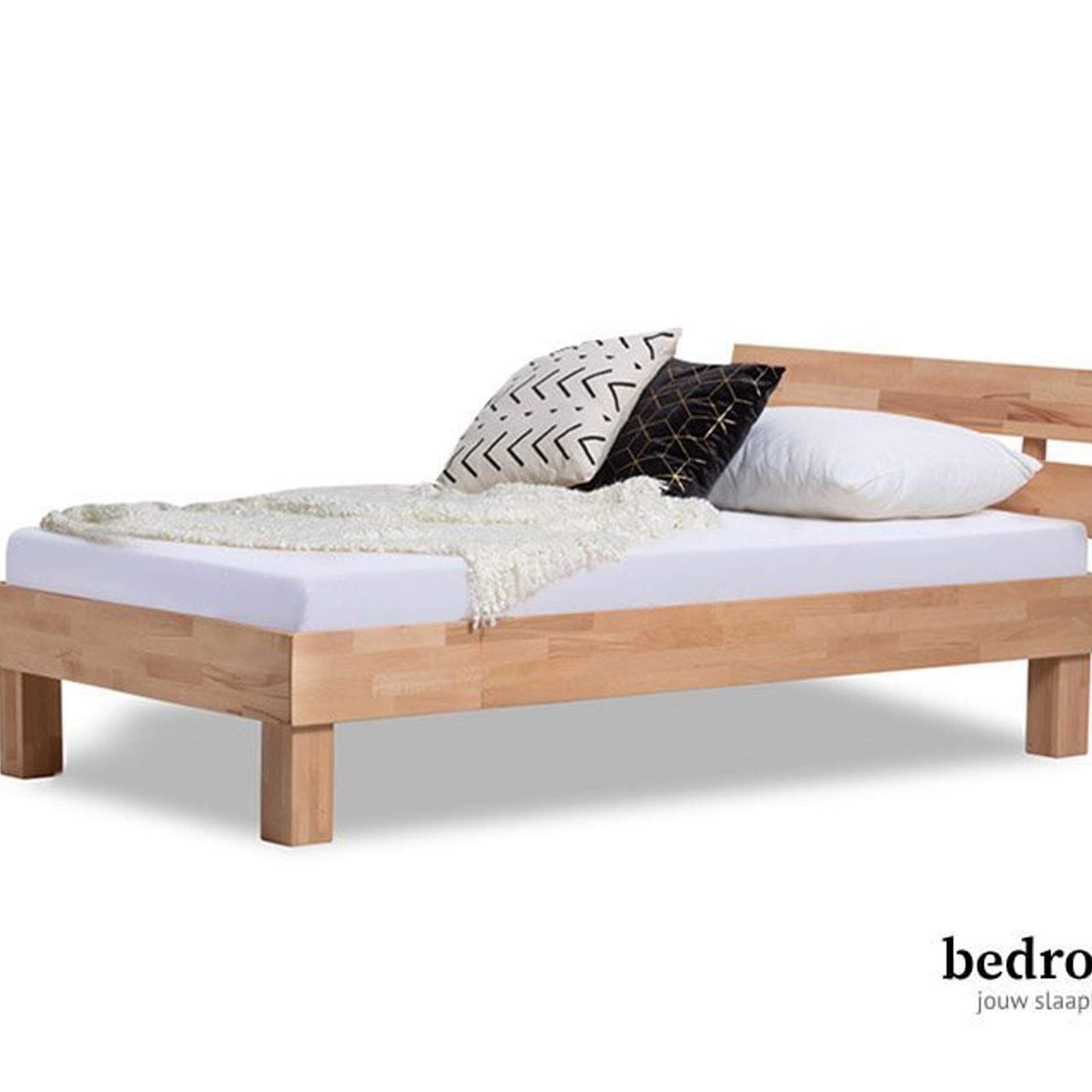 houten bed eenpersoons