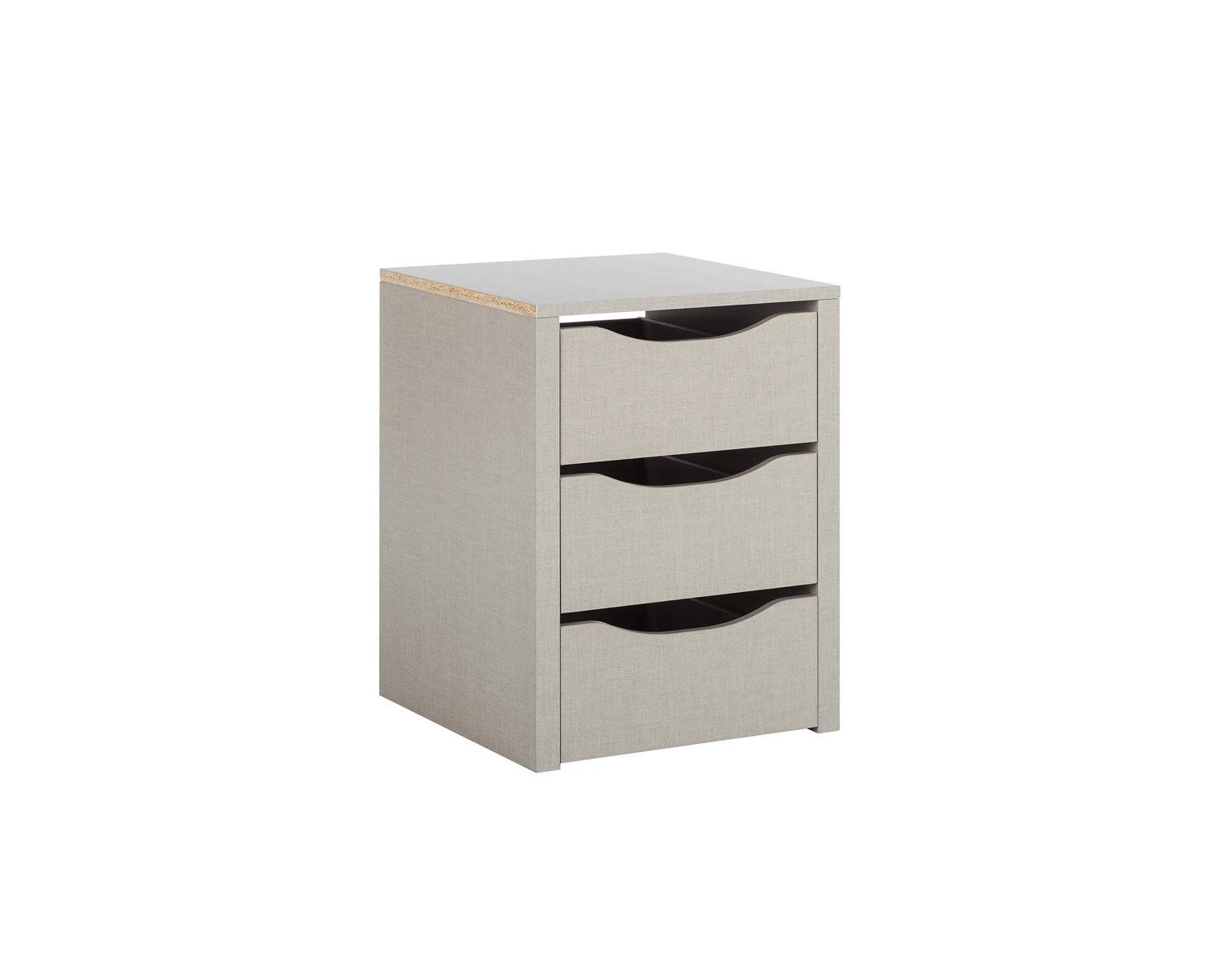 Ladeblok (3 lades) - 45 cm vak