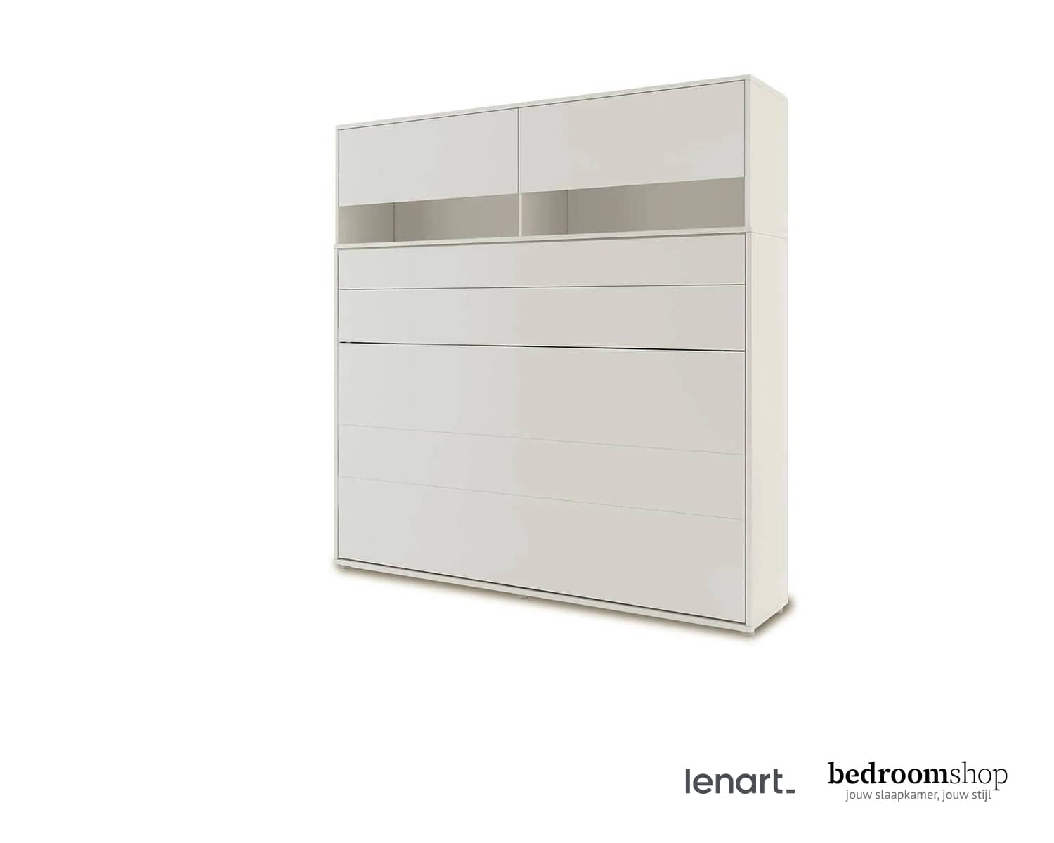 140x200 wandbed met kastjes