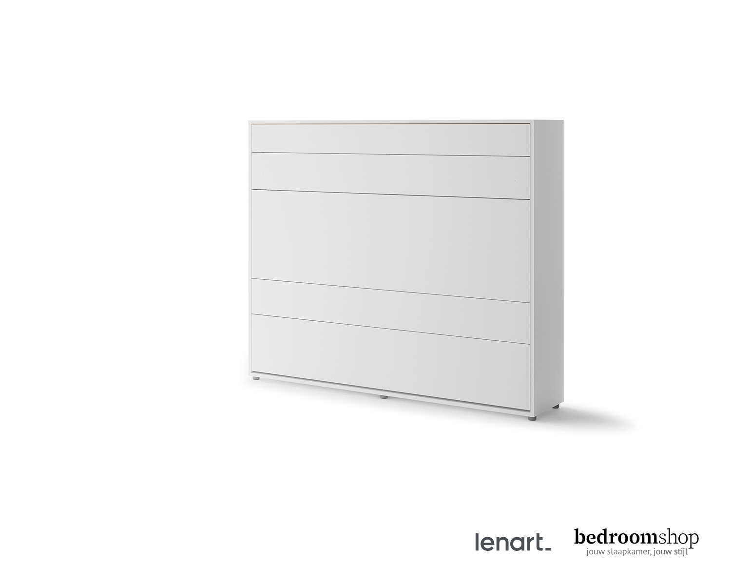 Bedkast wandbed wit Bedkast wandbed wit