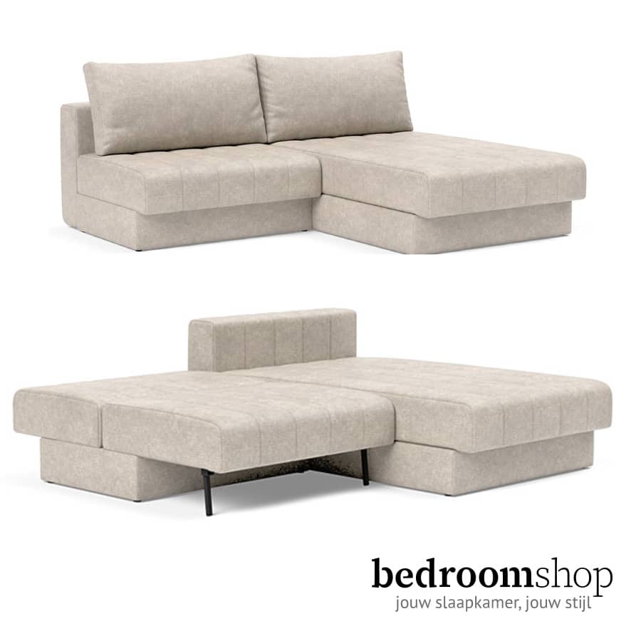 Slaapbank met ottomaan