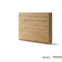 Bedkast eiken imitatie horizontaal