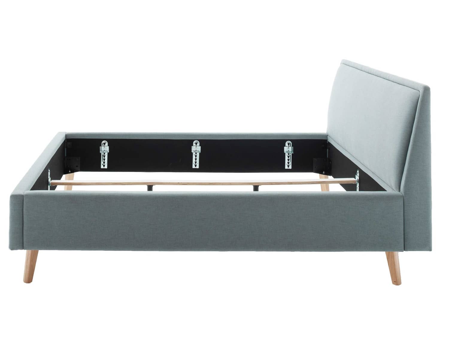 Blauw bedframe Blauw bedframe