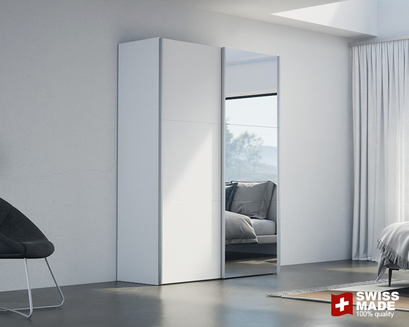 Schuifdeurkast Grande White
