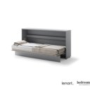 Opklapbed grijs 1-persoons