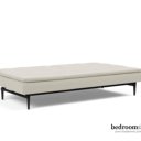 Slaapbank beige plat