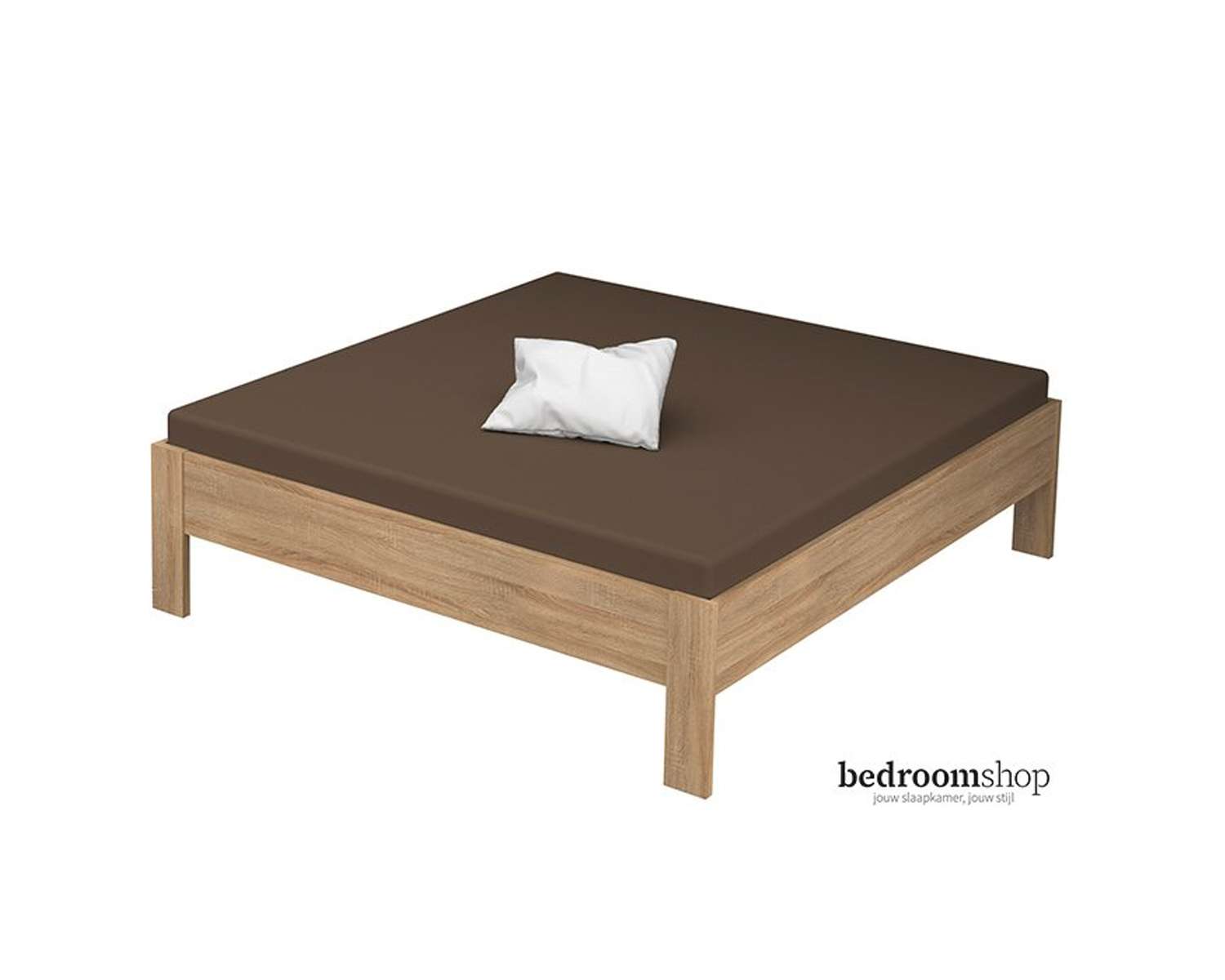 eiken hout bed 180x200 eiken hout bed 180x200