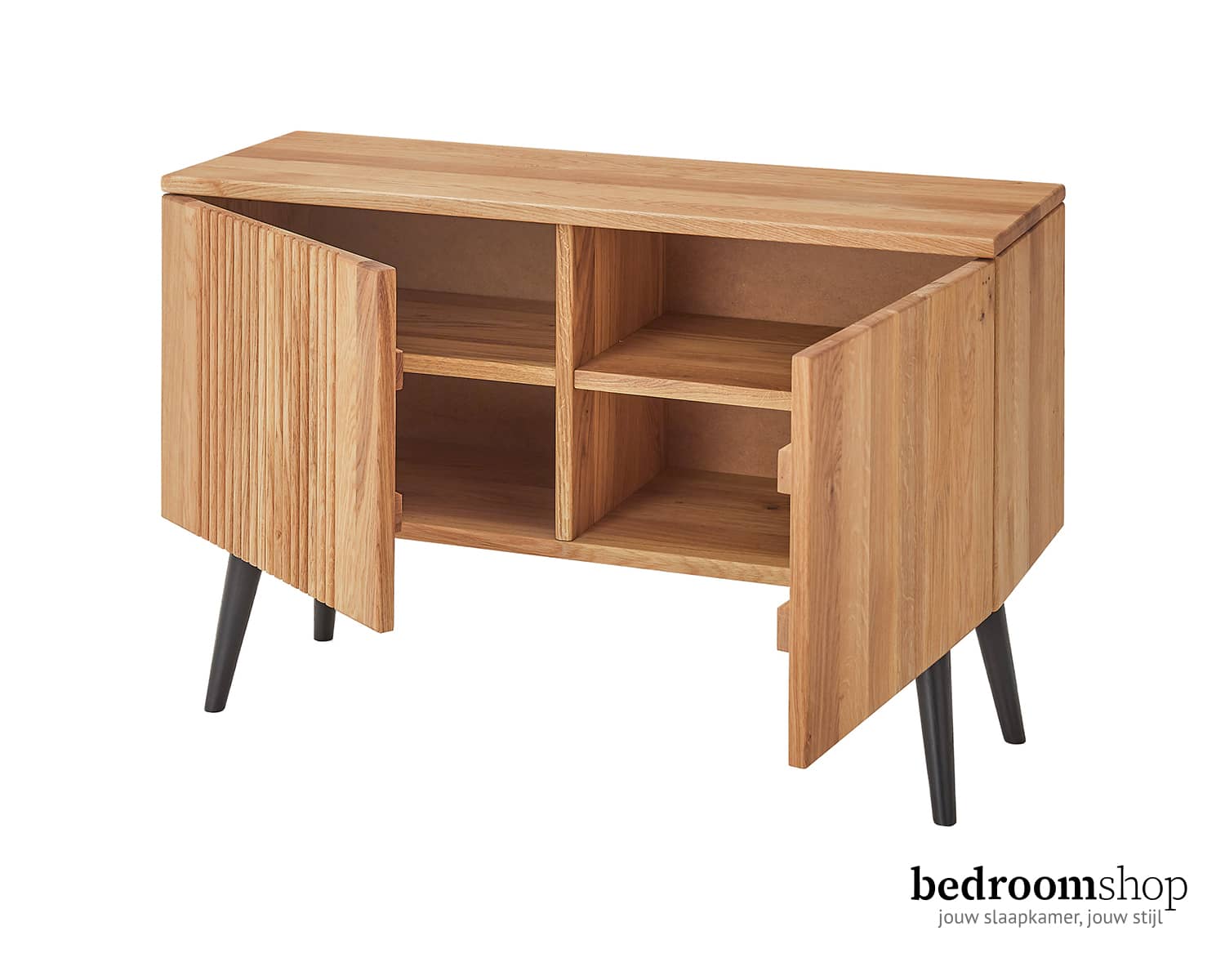 Massief houten commode Japandi stijl