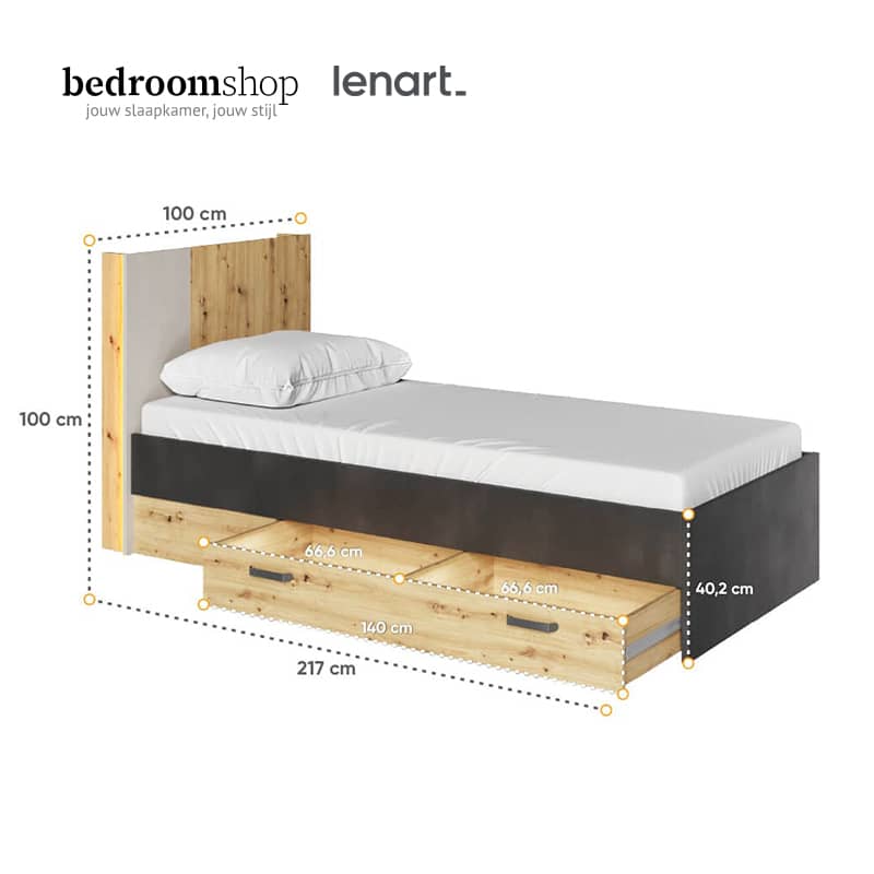 Kinderbed 90x200
