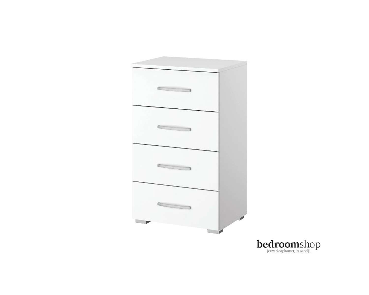 Witte ladekast met vier lades Witte ladekast met vier lades