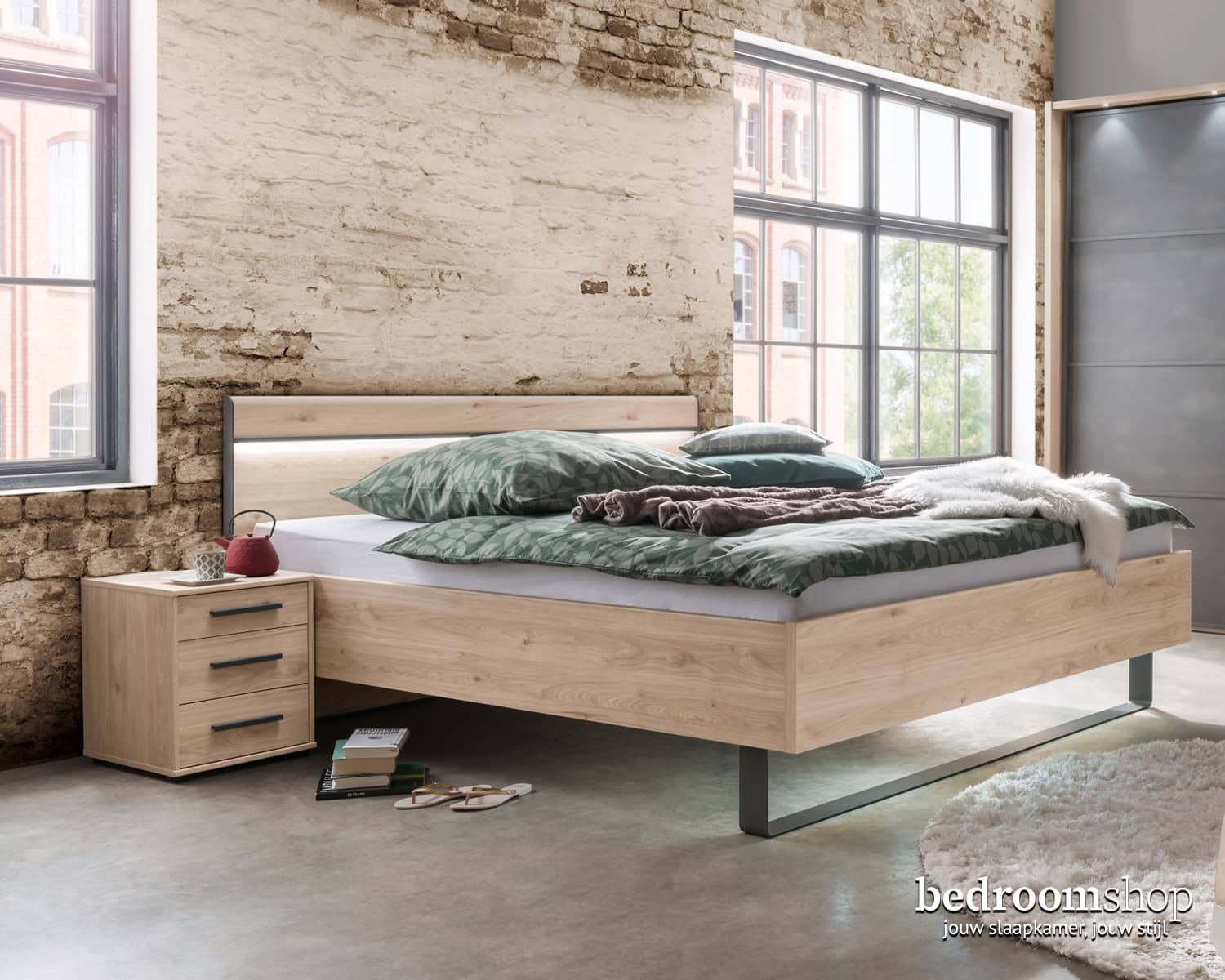 Tweepersoonsbed Industrieel