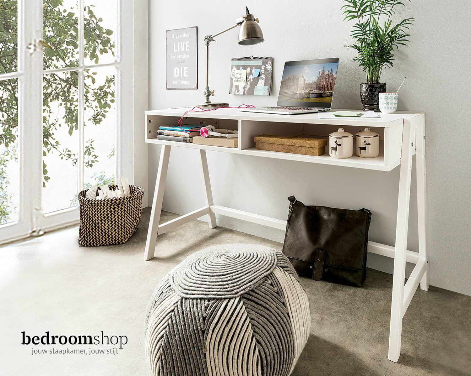 Bureau grenen wit Bureau grenen wit