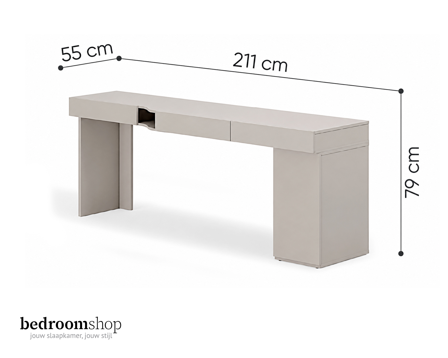 Bureau afmeting Bureau afmeting
