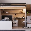 Compacte opstelling kinderkamer