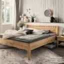 Wild eiken landelijk bed