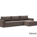 Grote slaapbank taupe