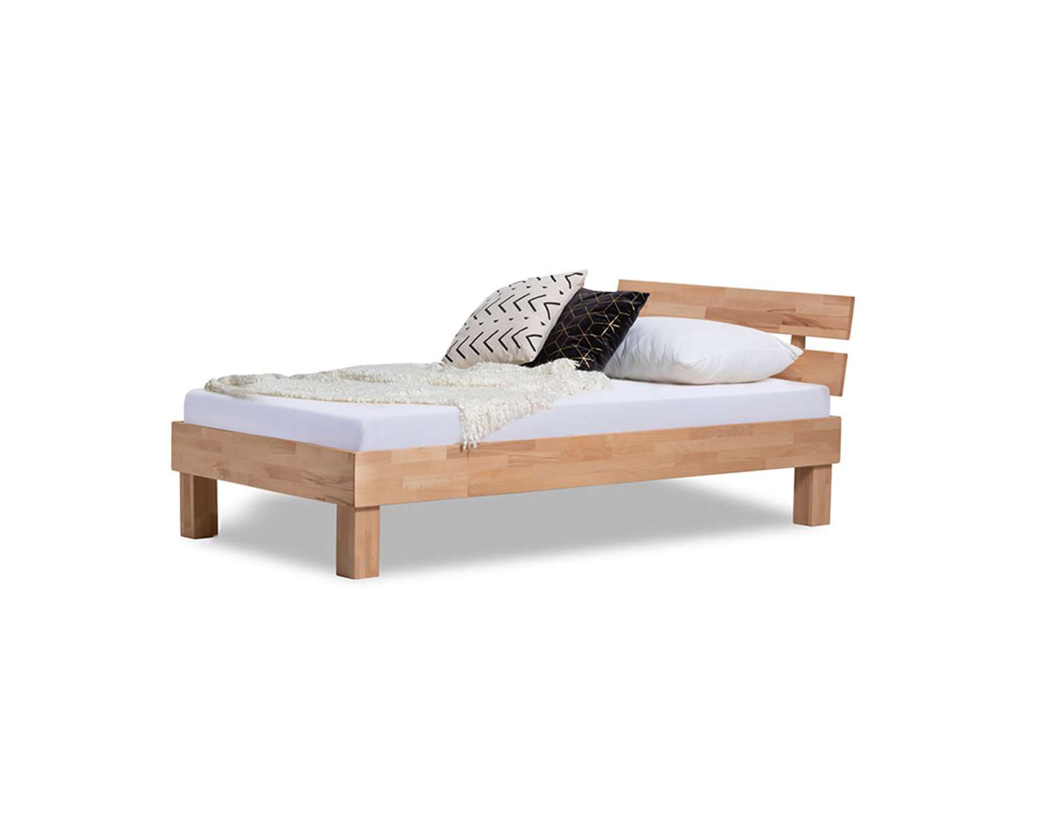 Houten bed 1-persoons