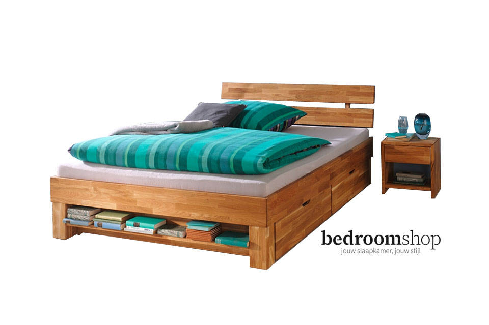 tweepersoonsbed met opbergruimte