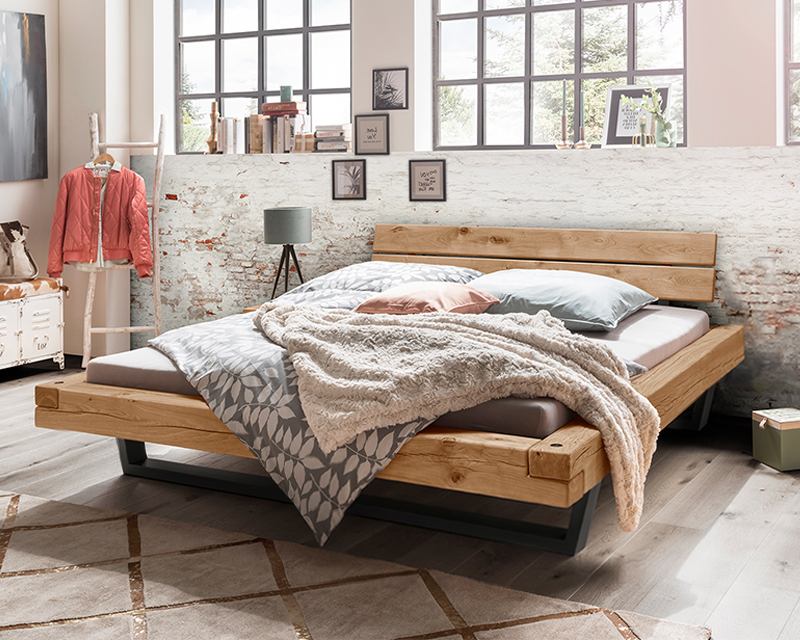 Eiken balkenbed Oakley