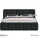 Voorkant fusion black stoffen wolkenbed