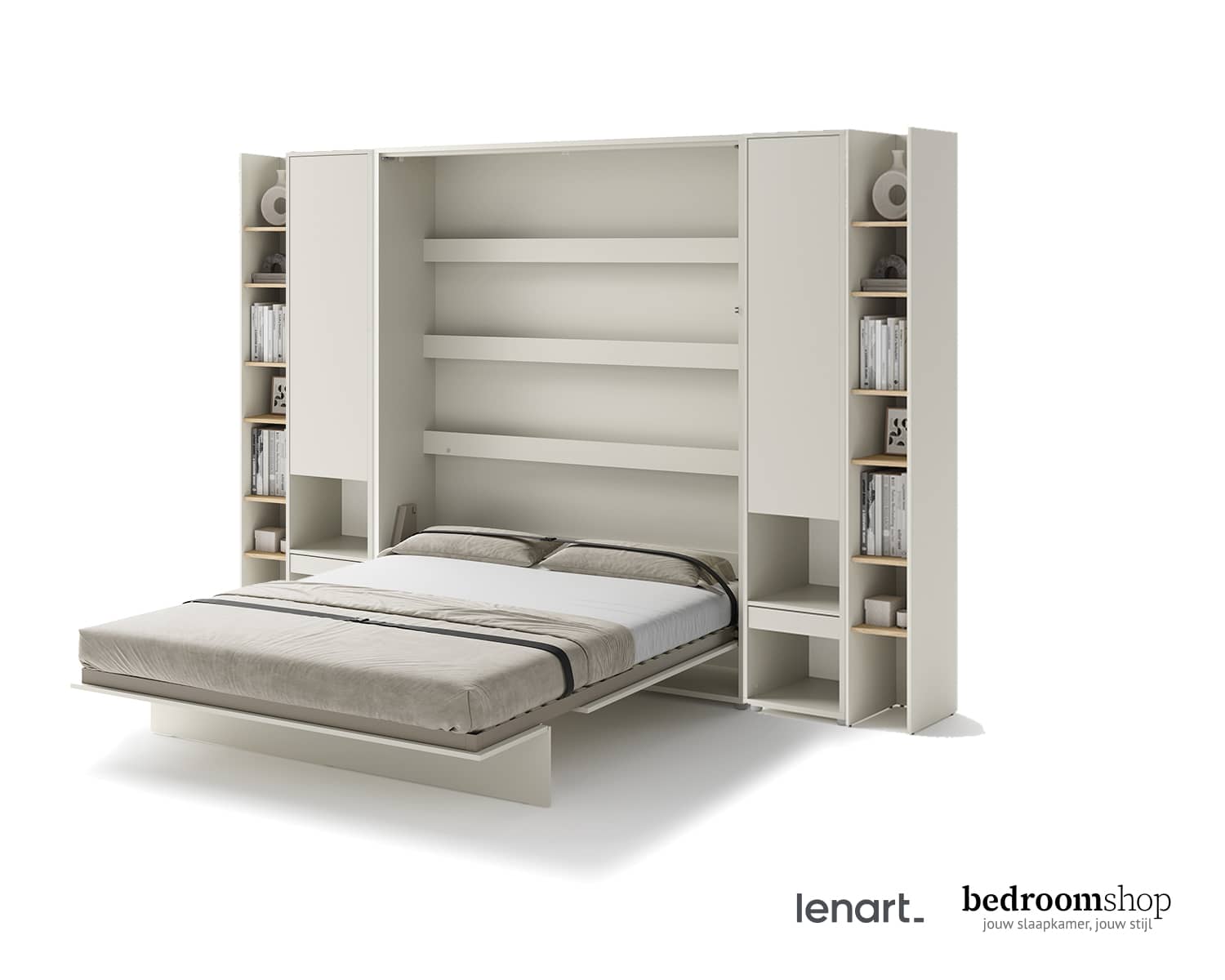 180x200 - Excellence opklapbed - Cashmere kleur