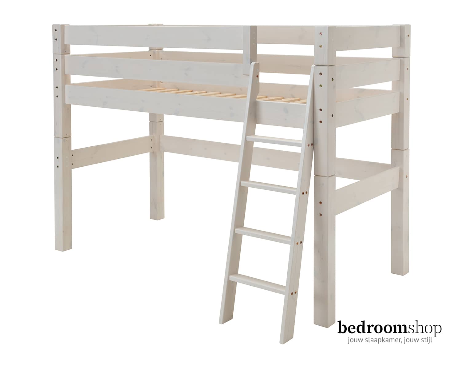 Halfhoogslaper met verhoogde uitvalbeveiliging Halfhoogslaper met verhoogde uitvalbeveiliging