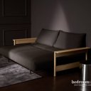 Houten leuningen bedbank