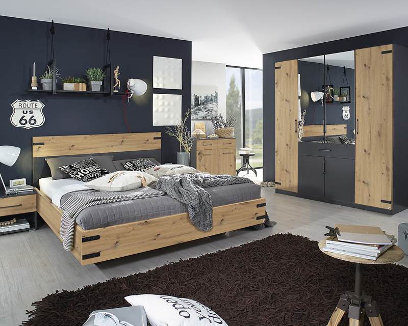 Complete Slaapkamer San Diego Artisan eiken