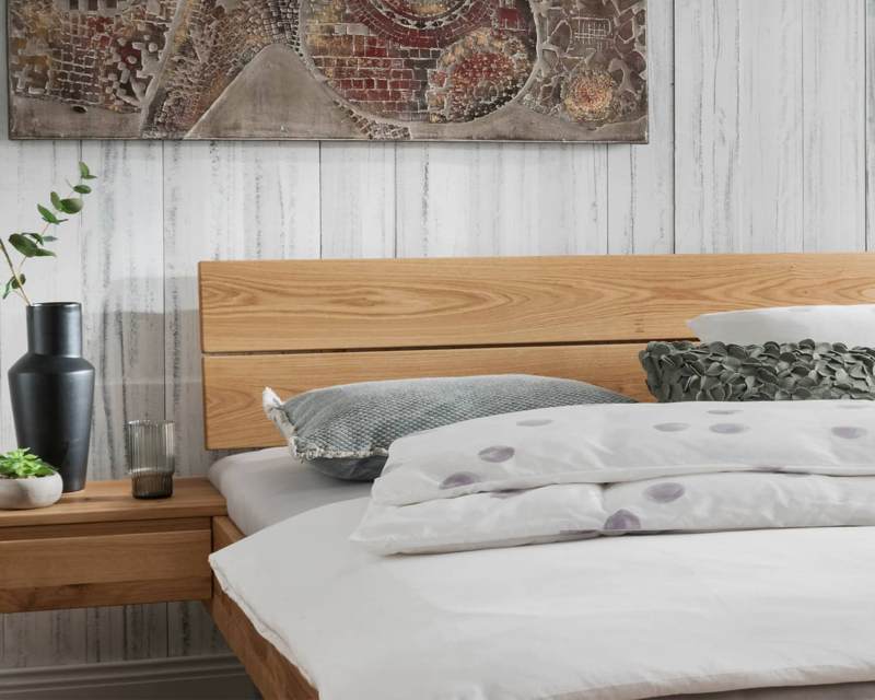 Hoofdbord houten planken