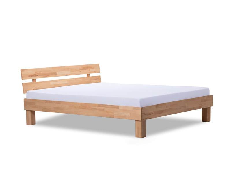 Tweepersoons houten bed Kreta met alleen hb