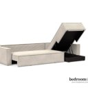 Praktische slaapbank ribstof