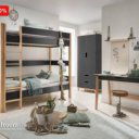 Kinderkamer met stapelbed