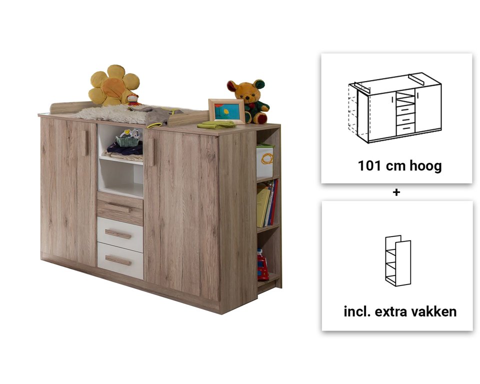 Commode hout look baby