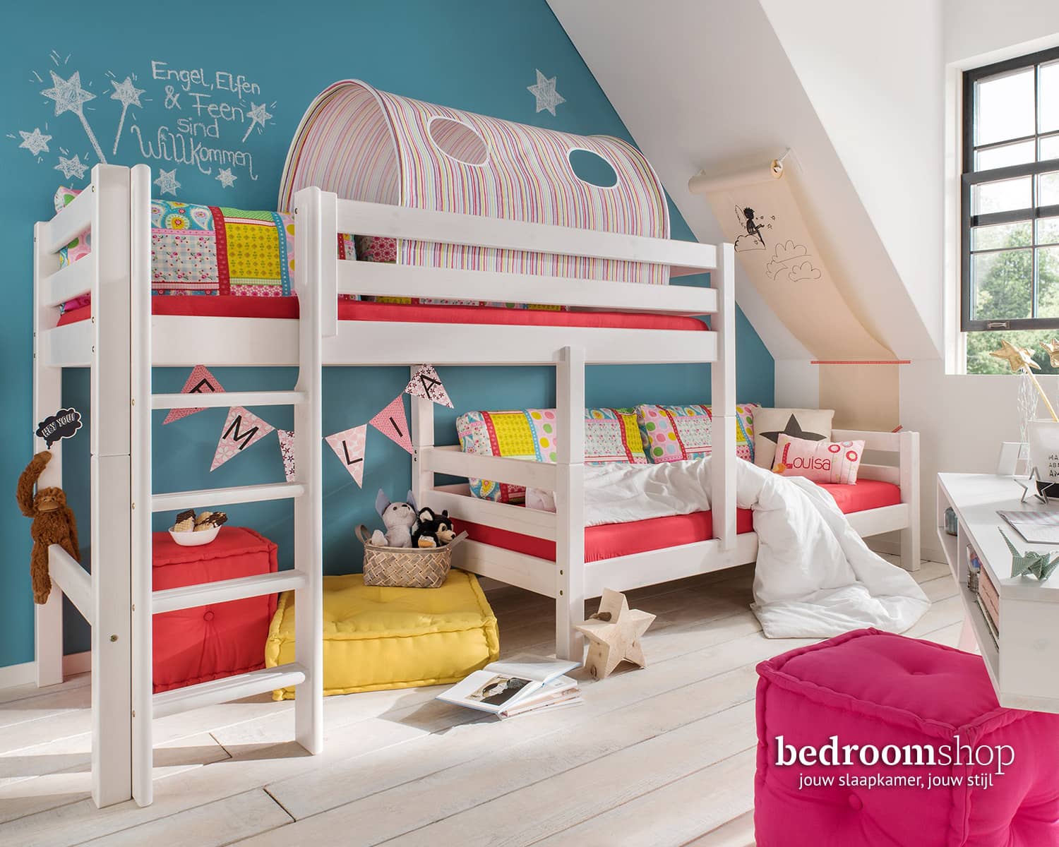 Stapelbed DreamSpace (incl. rollattenbodems)