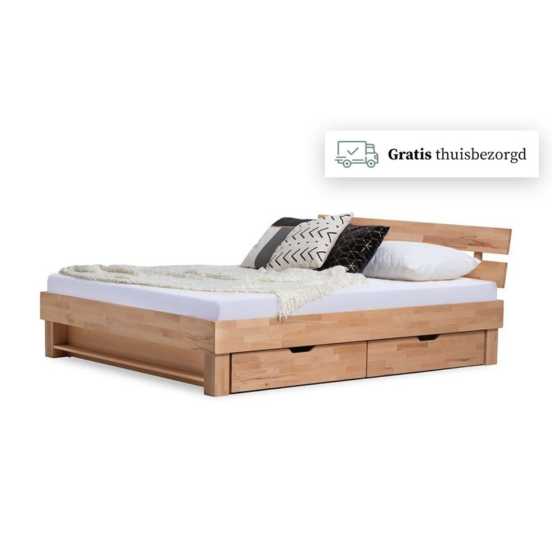 Houten ledikant