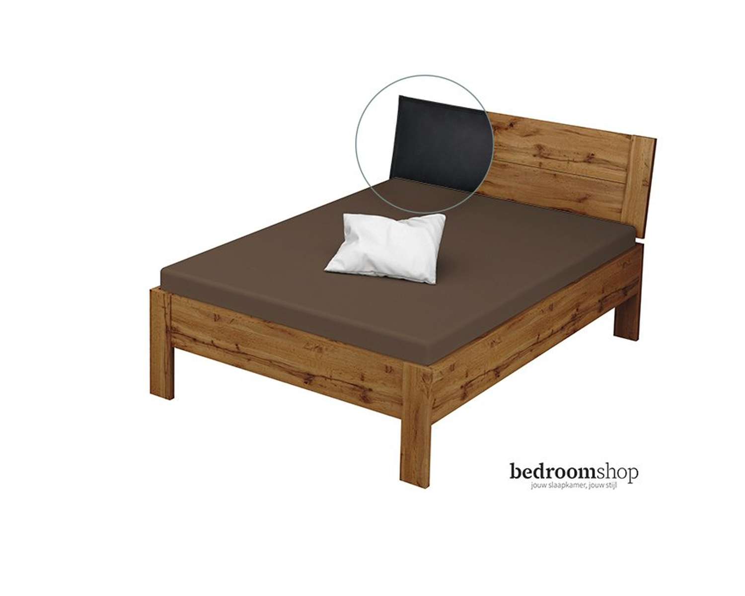 Wotan 140x200 lederlook zwart Wotan 140x200 lederlook zwart