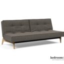 Donker grijze bedbank