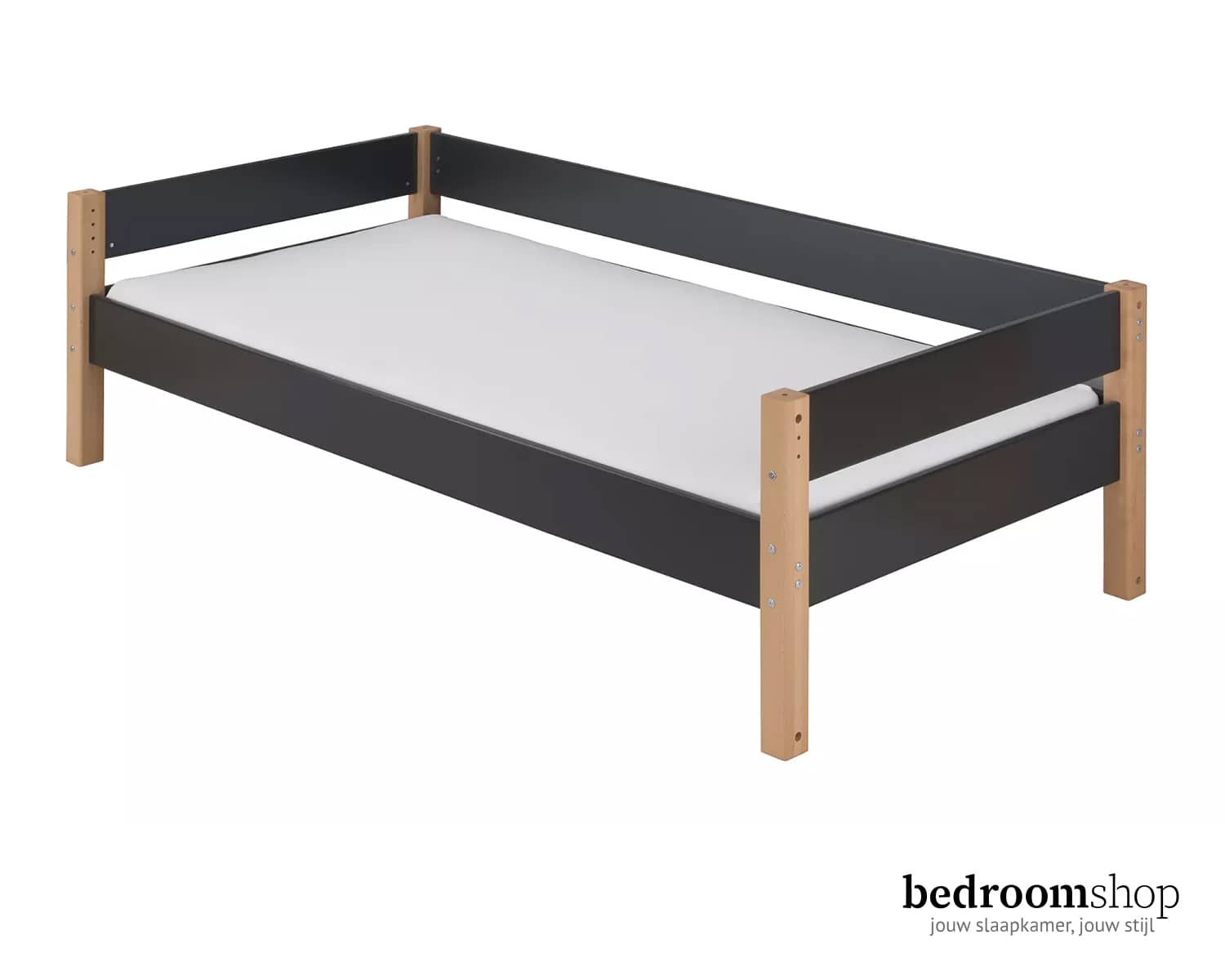 Kinderbed jongens antraciet Kinderbed jongens antraciet