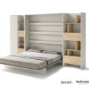 Verticaal opklapbed met bedkasten