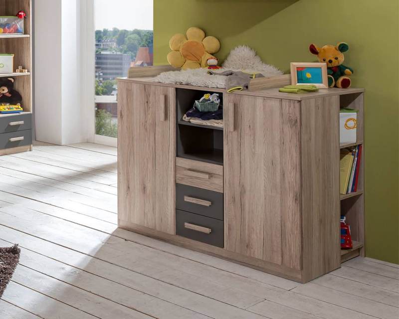 Babycommode grafiet